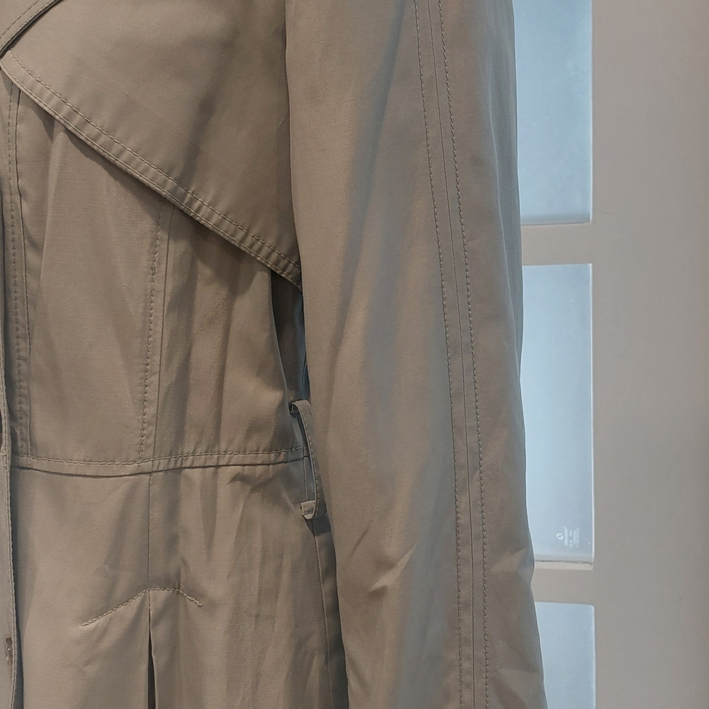 Laundry By Shelli Segal Double-Breasted Trench Coat - Taupe - Picture 4 of 15